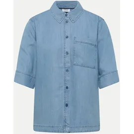 Cecil Denim Look Bluse Blau XXL