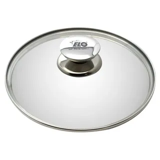 ELO Glasdeckel Galant Ø 16 cm Glas Silber