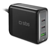 SBS Ladestation 100W 2x USB-C/1x USB GaN schwarz