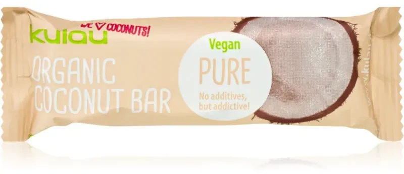 Kulau Organic Coconut Bar Pure Kokosriegel 40 g