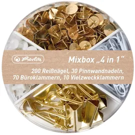 Herlitz Mixbox 4 in 1 Bürokleinteile Pure Glam