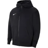 Nike Unisex-Child Y Nk FLC Park20 Po Hoodie Hooded Sweatshirt, Black/White, XS
