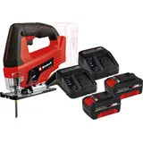 Einhell TC-JS 18 Li Solo 4,0 Ah Akku (2x) Starterset