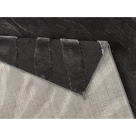 OTTO home Teppich OTTO HOME "Benia, Hoch-Tief-Struktur", schwarz, B:200cm H:19mm L:300cm, Kunstfaser, Teppiche, Teppich, Wellen-Design, leichter Glanz, modern, Wohnzimmer, Schlafzimmer