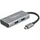 DeLock 63260 4 Port USB-C® USB 3.2 Gen 2 Multiport Hub Grau