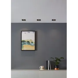 EGLO LED-Spot Carosso-Z RGB/CCT 9,3 cm x 9,3 cm Schwarz - Weiß