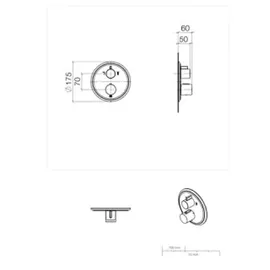Dornbracht Madison UP-Thermostat Chrom
