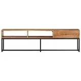 vidaXL TV-Schrank 160x30x45 cm Massivholz Akazie