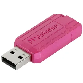 Verbatim USB DRIVE 2.0 PINSTRIPE USB-Stick 128GB Pink 49460 USB-A (USB 2.0)