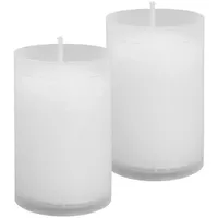 HS Candle Grabkerze 9 cm weiß 2 St.
