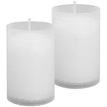 HS Candle Grabkerze 9 cm weiß 2 St.