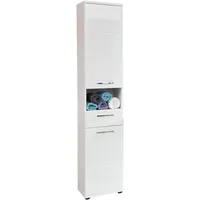 Trendteam smart living - Monte - Hochschrank - Weiß/Weiß