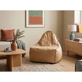 Beliani Sitzsack DROP Goldbraun