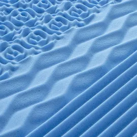 sleezzz 7 Zonen Viskoelastik-Matratze Sleezzz Smart 90 x 200 cm, Höhe 18 cm, Härtegrad H3 mit Air Memoryschaum + CloudComfort Basic Gel-Flocken Kissen 40...