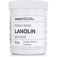 Wesentlich. Lanolin Wollfett anhydrat 500g - wasserfrei und kaum