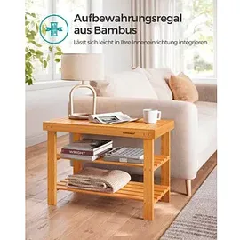 Songmics LBS04N 70 x 45 x 28,5 cm braun / braun