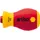Wiha Bit-Schraubendreher slimVario electric Stubby 4-tlg. PH2 gelb/rot