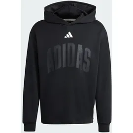adidas Hoodie Stadium Graphic Schwarz/Weiß L