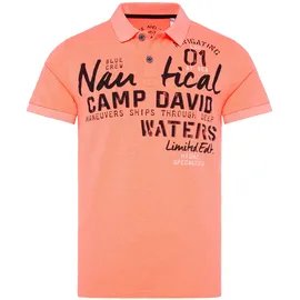 Camp David Poloshirt orange L