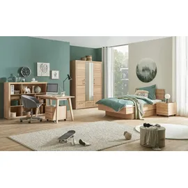 Smart Kleiderschrank Oslo 150 x 209 x 62 cm Holzfarben