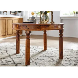 Massivmoebel24 Oxford Ø 140 cm honig lackiert