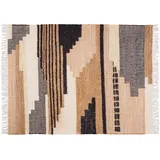 Woood Liberal Juteteppich 170 x 175 cm Mehrfarbig