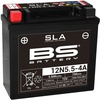 300841 12N5.5-4A AGM SLA Motorrad Batterie, Schwarz