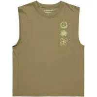 QUIKSILVER Lap Time Muscle ärmelloses T-shirt - Aloe -