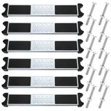 Therwen 6er-Set Edelstahl-Poolleiter, Ersatztreppe, 4,8 cm, rutschfeste Schwimmbadleiter, Sprosse mit Schrauben, Schwimmtreppe, Trittpedal für oberirdische Innenräume