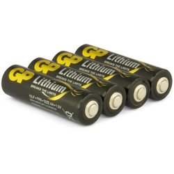GP Batteries AA Batterie GP Lithium 1,5V 4 Stück Batterie, (1,5 V)
