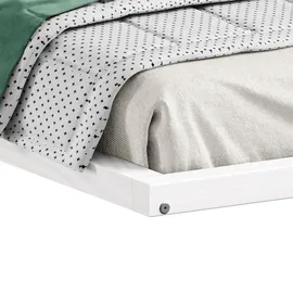 Idimex Kinderbett Eloa 90 x 200 cm Kiefer massiv weiß