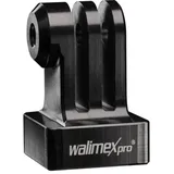 Walimex pro Aluminium GoPro Stativadapter - eloxiertes Aluminium, 1/4 Zoll auf GoPro Mount, geeignet für GoPro Hero 11 10 9 8 7 6 5 4 3+, Session und andere kompatible Action Cams