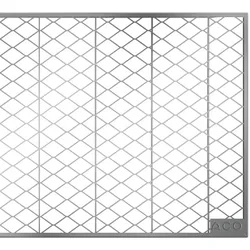ACO Therm® Lüftungsschacht Abdeckrost begehbar 40x20 cm - Streckmetall