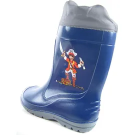 Beck Jungen Ritter Gummistiefel, blau, 24 EU
