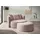 LeGer Home by Lena Gercke Rundsessel ISALIE Samt 153 x 98 x 208 cm Lila mit Hocker