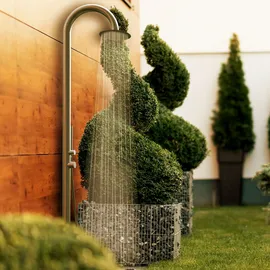 Eclipse NOE silber Gartendusche