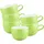 SELTMANN WEIDEN Cappuccinotasse 0,38 l Lime Green 6 St.