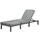 Svita Peach Sonnenliege 196 x 66 x 22 cm Grau