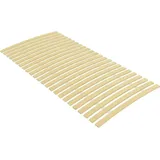 The Living Store Lattenrost mit 24 Latten 100x200 cm - Braun