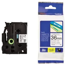 Brother TZe-261 36mm weiß auf schwarz