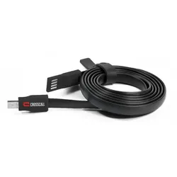 Crosscall Câble plat USB/micro USB Accessoires téléphone - Noir - TU