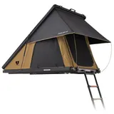 10 Feet Dachzelt Alu Triangle Hartschalen Dachzelt CUMARU LIGHT 127 ECO goldbraun, Personen: 2 (Einzelzelt), Extrem leichter Aufbau