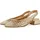 Gioseppo Fikove, geflochtene Ballerinas aus Leder, Schwarz, für Damen, Platinfarben, 40 EU
