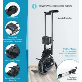 Skandika Nemo IV Rudergerät schwarz (SF-2370)