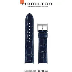 Hamilton Leder Jazzmaster Band-set Leder-blau-22/20 H690.325.121 - blau