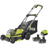 Ryobi RY18LMX40C-240 ONE+ Akku-Rasenmäher inkl. 2 Akkus, 5.0Ah (5133006290)