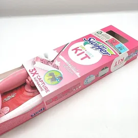Swiffer KIT - 8x Boden Staubtücher + 3x Feuchte Bodentücher Limited Edition - Rosa
