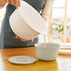 Rotho Rührschüssel Fresh 4 L cool grey 28,8 x 26 x 14,2 cm (L x B x H)