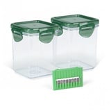 Genius Aufbewahrungsdose Nicer Dicer Quick Professional Zubehör, Set 5-tlg., grün (Zubehör, 5 tlg), Die perfekte Ergänzung für den Nicer Dicer Quick Professional