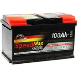 SMC Autobatterie Speed Max 100Ah 12V 850A Starterbatterie für Autos mit hohem Energiebedarf ersetzt 90 95 100 Ah 105 110ah überlegene Leistung wartungsfrei